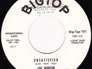 Lou Johnson-Unsatisfied-Rare Northern Soul 45-Big Top Promo-Near Mint-HEAR