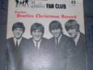 1964 THE OFFICIAL BEATLES FAN CLUB ANOTHER CHRISTMAS FLEXI DISC LYN 757