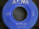 Doo Wop 45 NANCY LEE So They Say b/w Meet Me At The Crossroads on Acme LISTEN