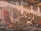 DANDO SHAFT s/t LP 11 track textured gatefold sleeve ,sample sticker on label sl