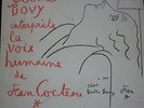 BERTHE BOVY interprete la voix humaine de JEAN COCTEAU / PATHE