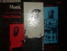 THELONIOUS MONK  PLAYS DUKE ELLINGTON  RIVERSIDE RLP 12-201 WHITE PHOTO COVER