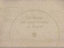 LILI KRAUS BOSKOWSKY Sonates DF 123 -124 MOZART DISCOPHILES FRANCAIS Superb 