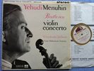 YEHUDI MENUHIN & SILVESTRI Beethoven C.  ORIG ASD 377 UK-1960 LP   NM-