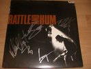 U2 - RATTLE AND HUM - LP SLEEVE (SIGNED)