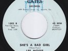 LEE MOSES She's A Bad Girl CROSSOVER 45 northern soul MONSTER Dan Penn HEAR
