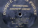 CAZENEUVE Mr. Opera 78rpm Zon-o-phone X-2167 Paris, Werther-Invocation