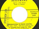 FRANK SINATRA Bill Rodstein Latimer Cafe on Sinatrama  promo ?HEAR?