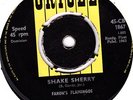 FARON'S FLAMINGOS - SHAKE SHERRY, UK ORIOLE, 45-CB 1867
