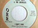 NORTHERN 45-COOKIE SCOTT & CHEVELLES-I DON'T CARE /MISLED on ORR M-
