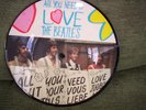 THE BEATLES 7 INCH PICTURE DISC,ALL YOU NEED IS LOVE, BABY YOUR A RICH MAN,1967