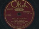 COLEMAN HAWKINS Jamaica Shout/Heartbreak Blues rare bop jazz on OKEH 41566   78