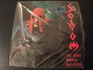SODOM IN THE SIGN OF EVIL LP RECORD DG-NR. 001 VG++ WITH INNER SLEEVE GERMANY