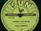 Carl Perkins 1956 Boppin' The Blues Rare 78 RPM Sun 243 Very Good++ NR