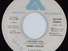 70's Soul 45 DEBBIE TAYLOR Just Don't Pay ARISTA HEAR