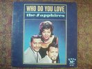 Sapphires m- back promo stamp original LP Who Do You Love