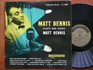 Rare Original Press Jazz-Matt Dennis Trio- Plays and Sings-Trend-NM-Superb