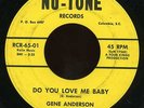 gene anderson - do you love me baby - nu-tone northern / deep soul rare 45 HEAR