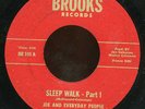 joe and everyday people - sleep walk - brooks - norfolk, virginia funk 45 HEAR