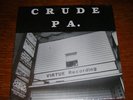 Various Artists Crude PA Pennsylvania garage bands LP