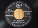 Rare French France single sp ELVIS PRESLEY - 1956 - 45.453 AREA Love me tender
