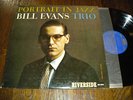 LP BILL EVANS TRIO Portrait In Jazz RIVERSIDE 12-315  MONO  nice DG original