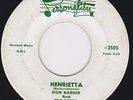 Texas Rockabilly / Doo Wop 45 - DON BARBER & DUKES / Henrietta / I'll Be Blue