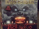 IRON MAIDEN  3LP PICTURE DISC ALBUM  ROCK IN RIO  MINT