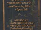 VICTOR SCROLL SET VM-114: MOISSEVICH PLAYS BRAHMS HANDEL VARIATIONS (1930)