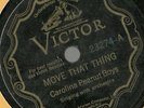 Carolina Peanut Boys, Move That Thing Victor 23274 78 rpm Memphis Jug Band