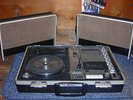 mayfair suitcase stereo tape record player