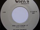 MAJOR THOMAS: And You Know It (Lion's) Mid-80's Chicago Modern Soul/Boogie: hear
