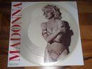 Madonna Holiday Picture Disc clear vinyl LP 12'' with back insert excellent
