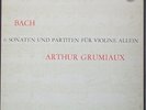 ARTHUR GRUMIAUX Violin Solo BACH 6 Sonatas &Partitas PHILIPS 3LP STEREO Box MINT