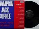 CHAMPION JACK DUPREE Sings The Blues 1st Press LARGE KING Near Mint 1961 LP