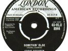 EDDIE COCHRAN - SOMETHIN' ELSE - ORIGINAL 1959 UK 1st PRESS LONDON SINGLE - EX