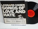 LEONARD COHEN SONGS OF LOVE & HATE LP ORIGINAL 1971 PROMO PRESSING N.MINT RARE