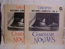 TWO RECORDS ON VOX, GUIOMAR NOVAES, CHOPIN NOCTURNES VOL-I &II