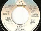 IGGY POP -I'm Bored- 1979 CANADIAN Arista 45  NEAR MINT  THE STOOGES  Canada 