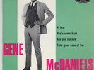 GENE McDANIELS RARE french EP 45 A TEAR London  1961