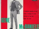 GENE McDANIELS FRENCH EP A HUNDRED POUNDS OF CLAY rare LONDON 1961