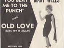 MARY WELLS--RARE PICTURE SLEEVE ONLY---(YOU BEAT ME TO THE PUNCH)--PS--PIC--SLV