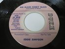EDDIE SIMPSON Big Black Funky Slave 45 DUKE RARE TEXAS SOUL FUNK
