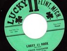 ROCKABILLY- on LUCKY 11--CHUCK SLAUGHTER--HEAR BOTH -1961 MICHIGAN
