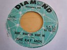 LINK WRAY RAY MEN 45 DIAMOND BABY WHAT'CHA WANT ME ORIG GARAGE SURF BLUES PROMO