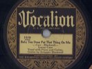 Leroy Carr & Scrapper Blackwell  Vocalion 1519 Blues
