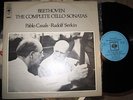 Pablo CASALS SERKIN Beethoven Cello Sonatas Complete  CBS  2 LP NM