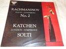 UK DECCA SXL 2076 ED1 WBG RACHMANINOV Piano Concerto No2 Katchen London Symphony