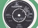 DEEP PURPLE - HUSH - OG 1968 UK PARLOPHONE 7