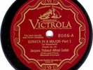 VICTOR ORTHOPHONIC SCROLL SET : THIBAUD & CORTOT PLAY FAURE VIOLIN SONATA (1926)